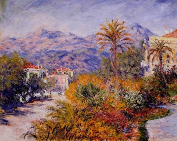 Strada Romada in Bordighera Claude Monet Oil Paintings